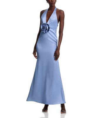V Neck Chiffon Dress - Exclusive by AQUA
