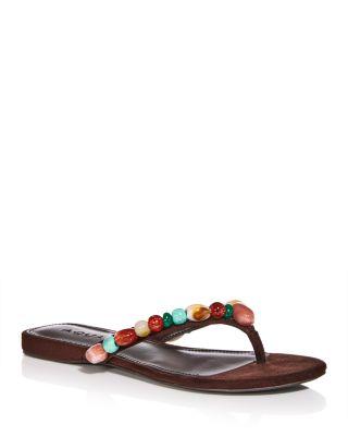 Women's Jules Embellished Thong Sandals - Exclusive by AQUA