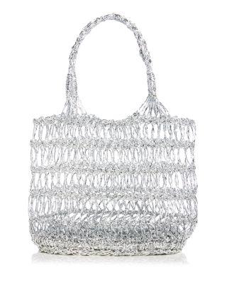 Woven Metallic Tote - Exclusive by AQUA