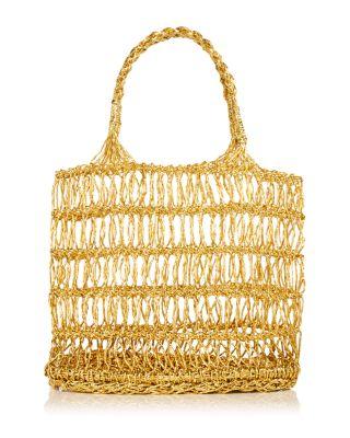 Woven Metallic Tote - Exclusive by AQUA