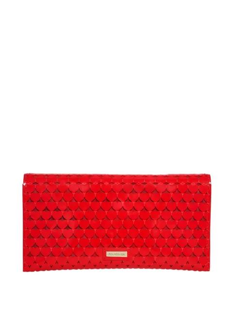 Amourose heart-pattern clutch bag by AQUAZZURA