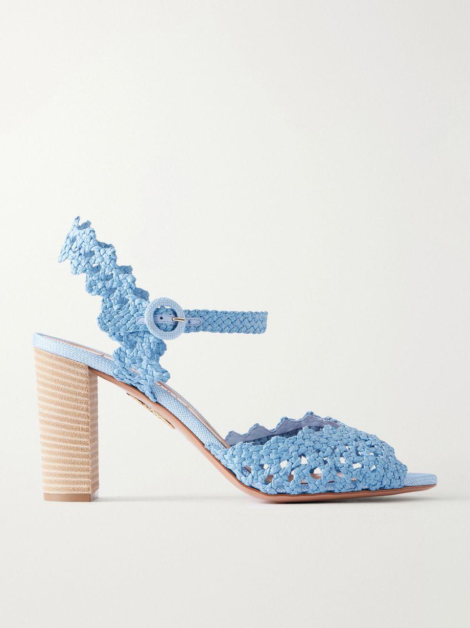 Bossa Nova 85 raffia sandals by AQUAZZURA