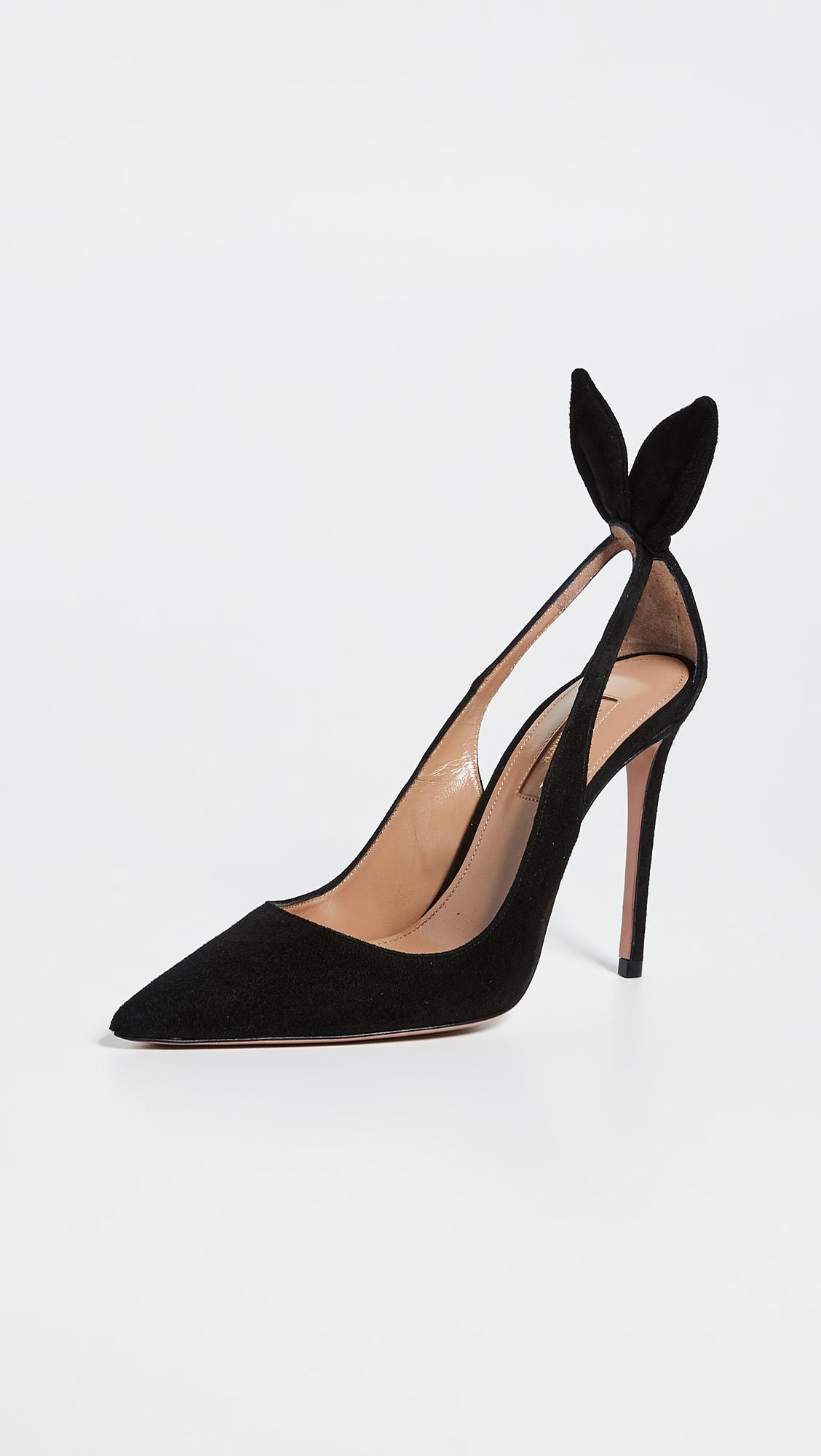 Bow Tie Pumps 105mm by AQUAZZURA
