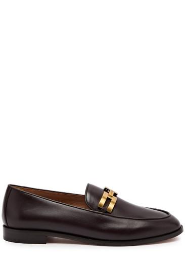 Brandi leather loafers by AQUAZZURA
