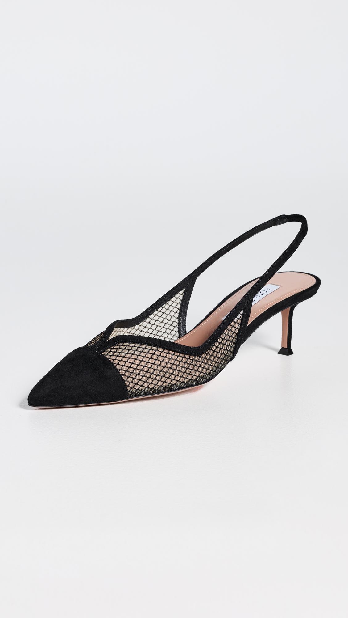Gia Mesh Sling Pumps 50mm by AQUAZZURA
