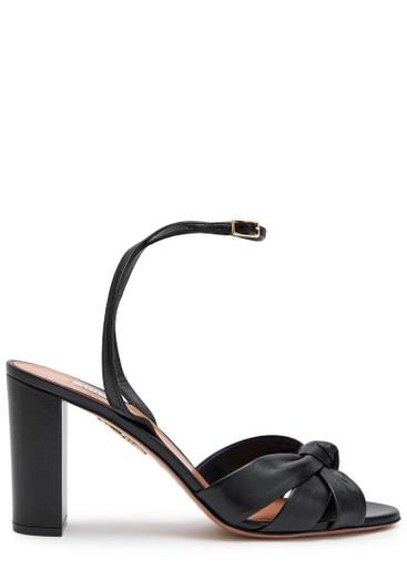 Nina 85 leather sandals by AQUAZZURA
