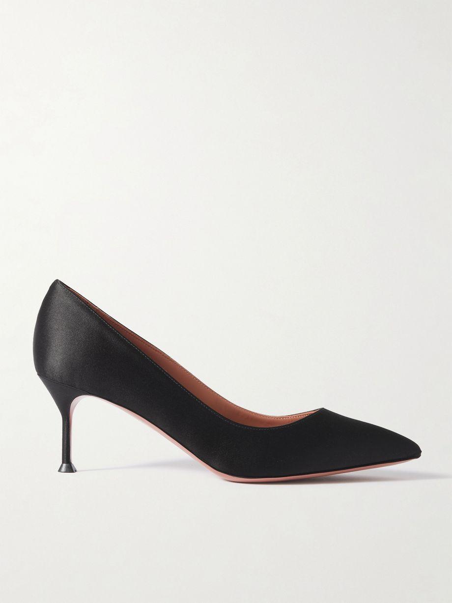 Purist 65 satin point-toe pumps by AQUAZZURA