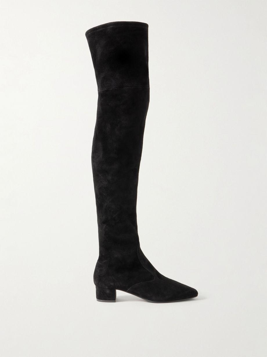 Remi 35 suede over-the-knee boots by AQUAZZURA
