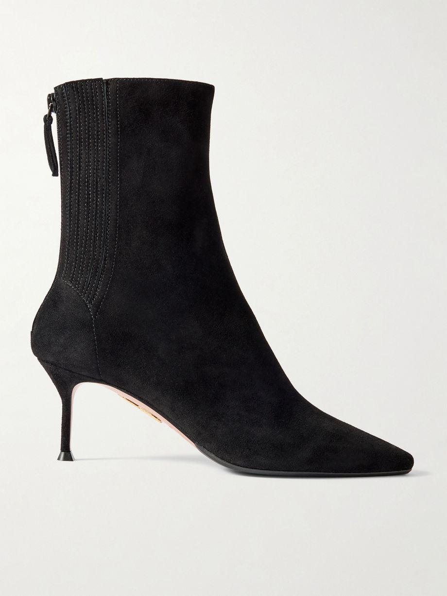Saint Honoré 65 suede ankle boots by AQUAZZURA
