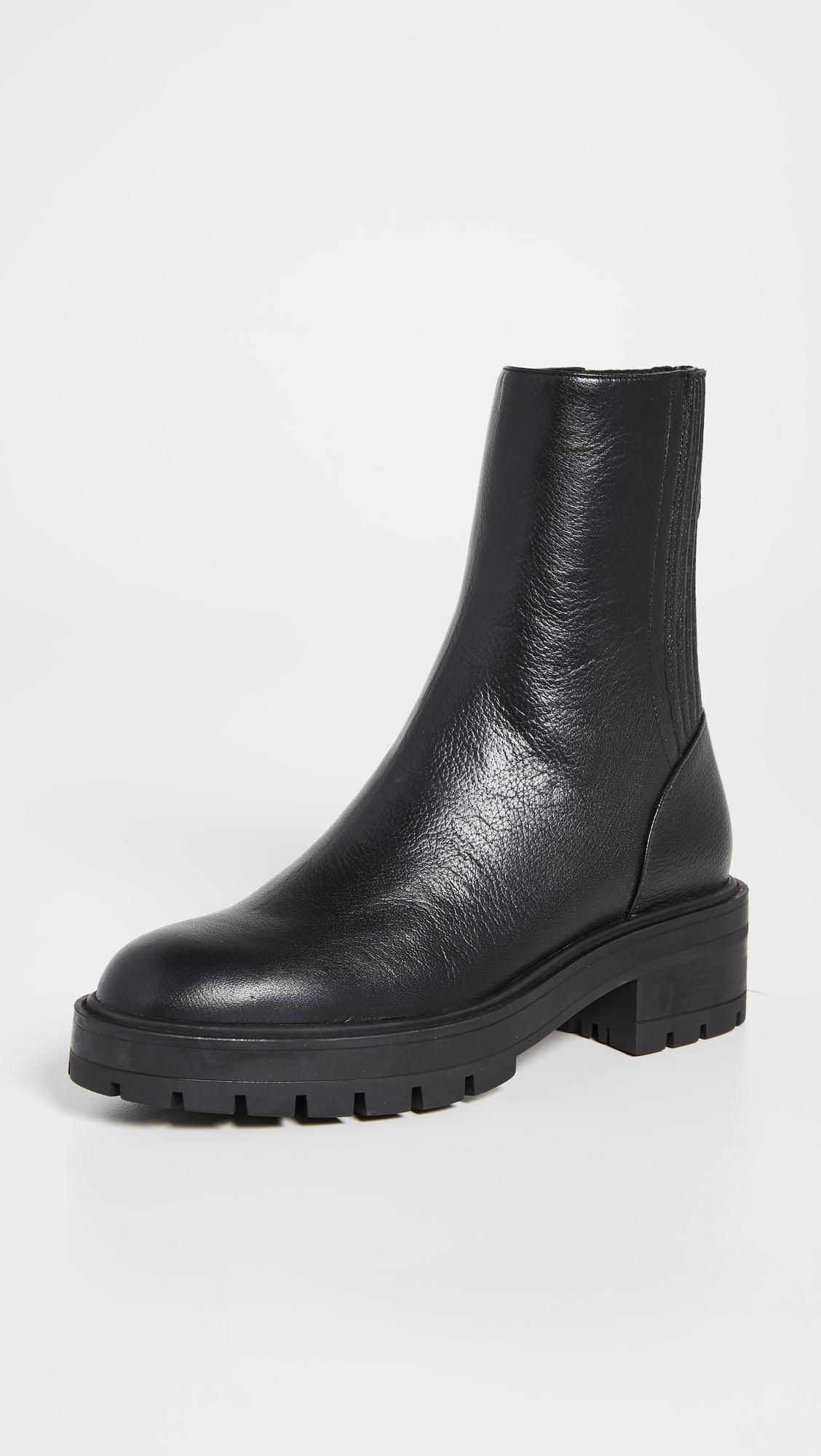 Saint Honore Combat Booties by AQUAZZURA
