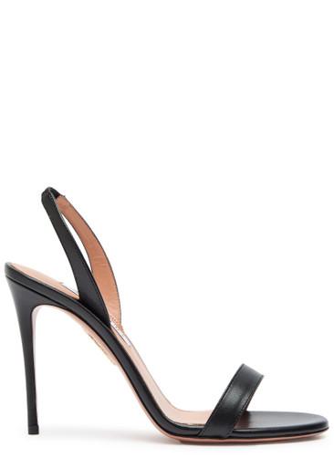 So Nude 105 leather slingback sandals by AQUAZZURA
