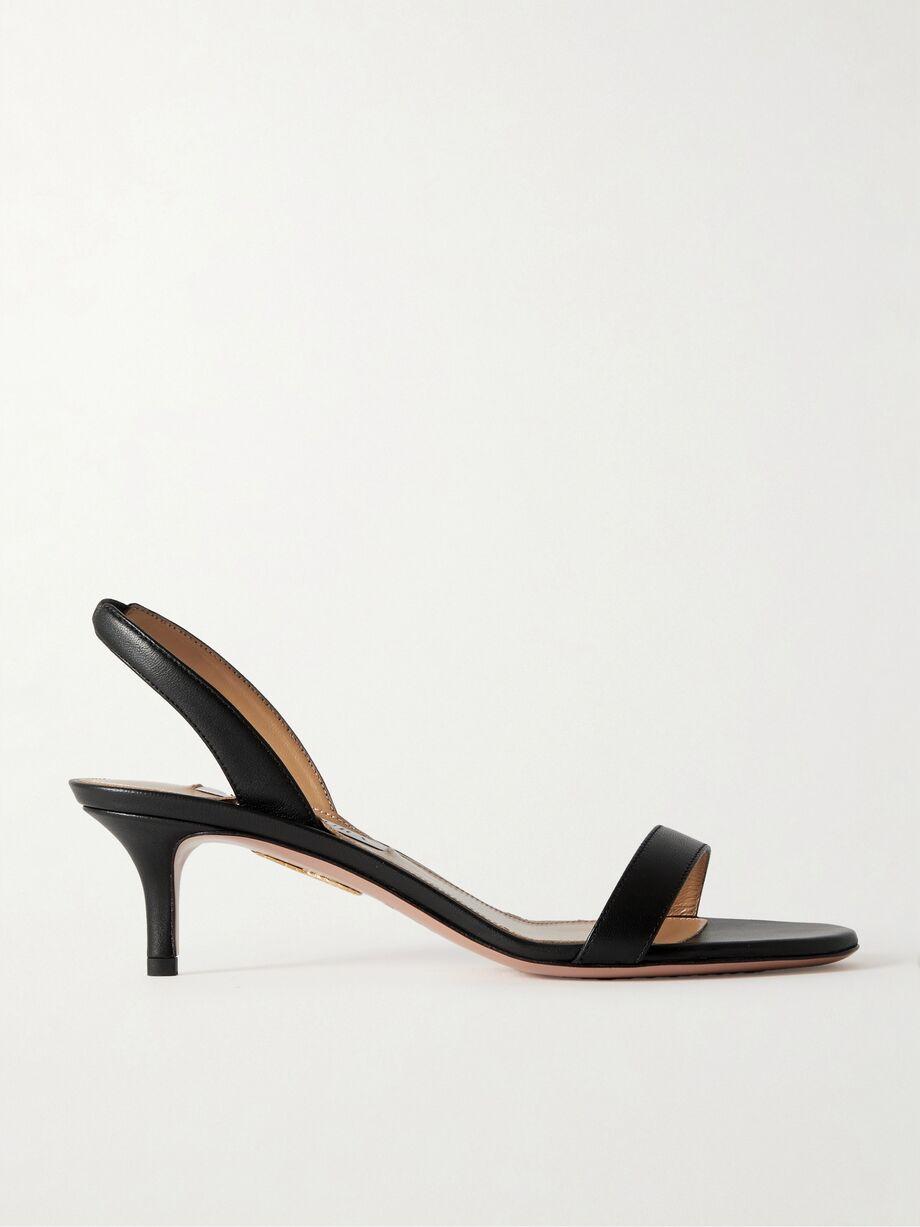 So Nude 50 leather slingback sandals by AQUAZZURA