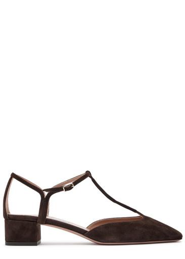 Sorbonne 35 suede pumps by AQUAZZURA