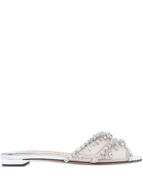 Temptation Crystal sandals by AQUAZZURA