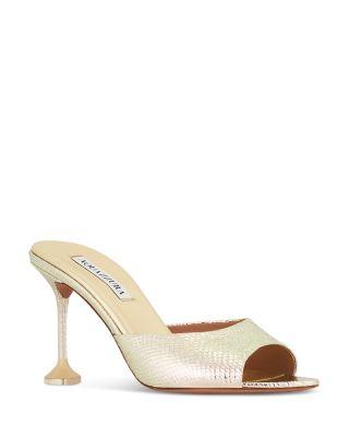 Women's Bisous Mule 85 Sandals by AQUAZZURA