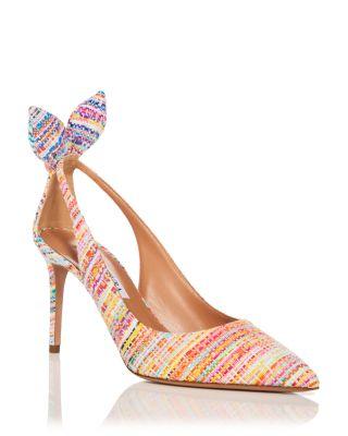 Women's Bow Tie Pumps by AQUAZZURA