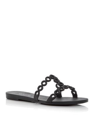 Women's Infinity Chain Jelly Sandals by AQUAZZURA
