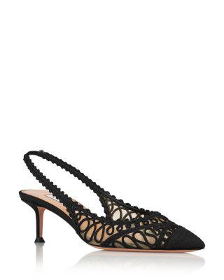 Women's Kahlo Slingback 50 Pumps by AQUAZZURA
