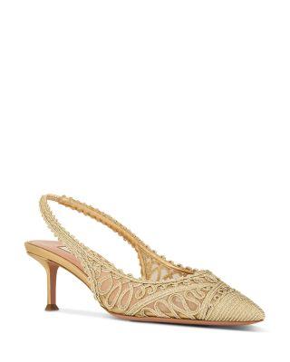 Women's Kahlo Slingback 50 Pumps by AQUAZZURA