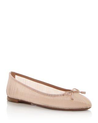 Women's Voille Ballet Flats by AQUAZZURA