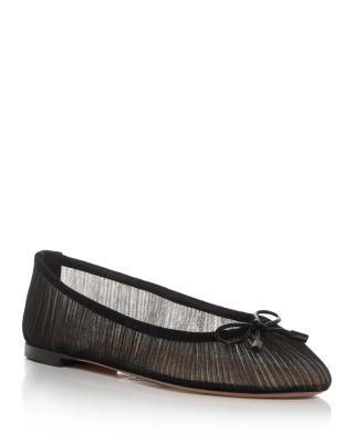 Women's Voille Ballet Flats by AQUAZZURA