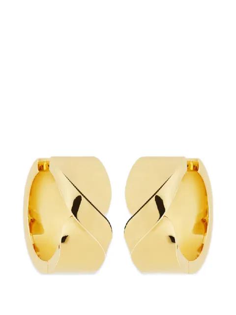 hook fastening earrings by AQUAZZURA