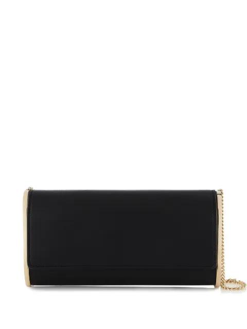 metallic-plaque chain shoulder bag by AQUAZZURA