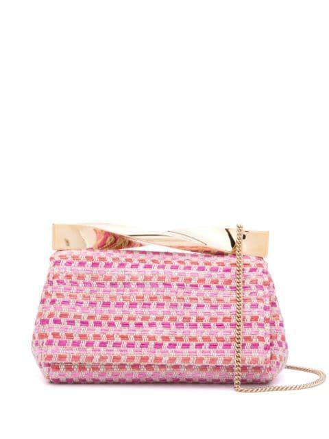 mini Twist clutch bag by AQUAZZURA