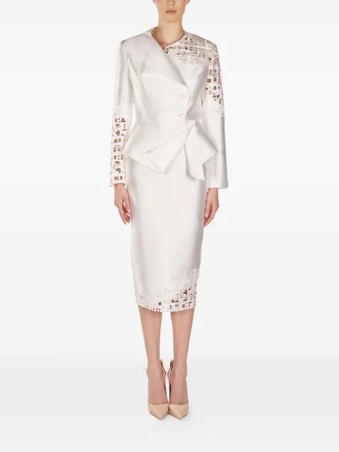 cut-out one-button suit by ARAFTU