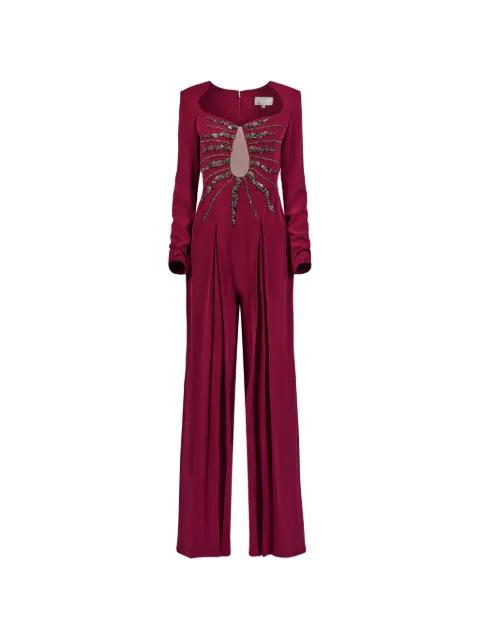 embellished cutout jumpsuit by ARAFTU
