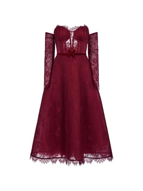 lace bow dress by ARAFTU