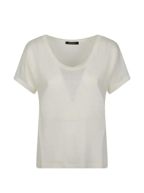 scoop-neck t-shirt by ARAGONA