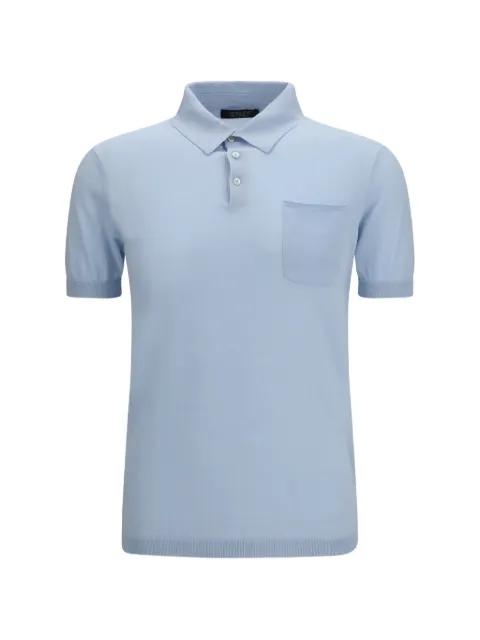 short-sleeve chest-pocket polo shirt by ARAGONA