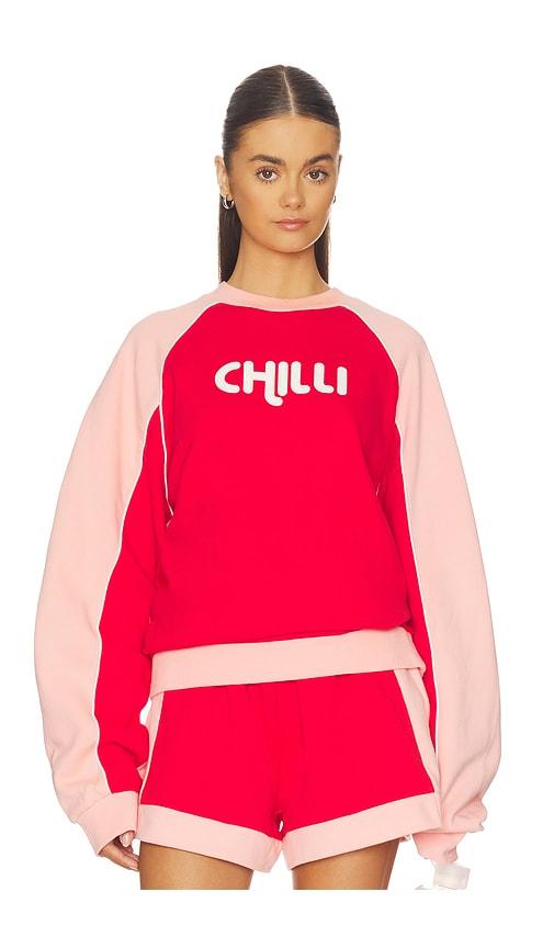 Araminta James Chilli Sweatshirt in Red by ARAMINTA JAMES