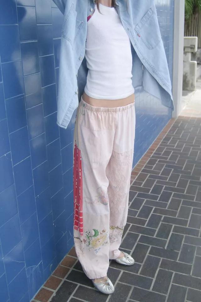 Vintage Reworked Embroidered Pieced Pants by ARC