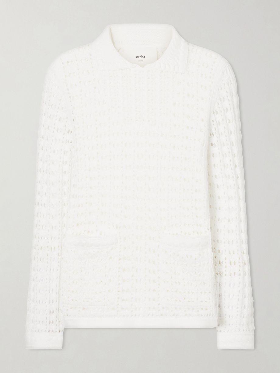 Sunny crocheted cotton sweater by ARCH4
