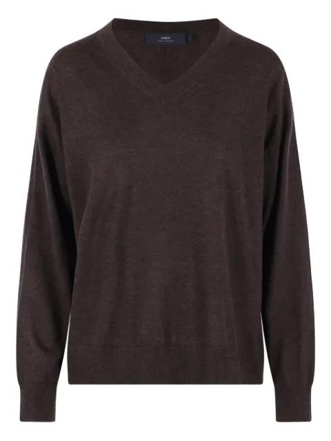 V-neck ribbed sweater by ARCH4