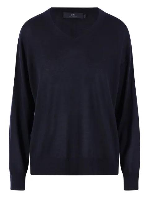 V-neck ribbed sweater by ARCH4