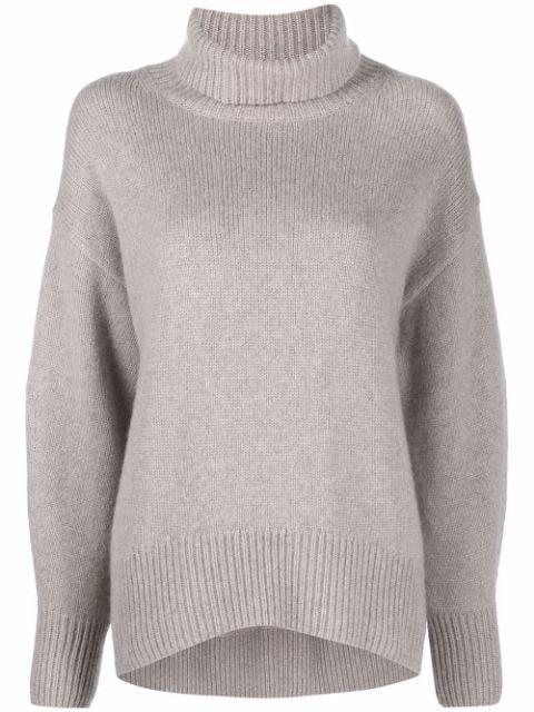 roll neck cashmere jumper by ARCH4