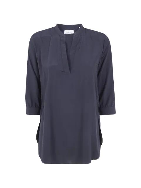 band-collar V-neck shirt by ARCHIVIO 67