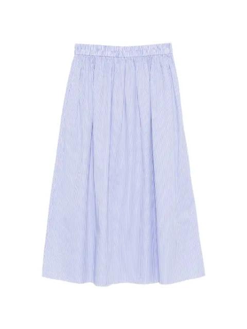 striped A-line skirt by ARCHIVIO 67