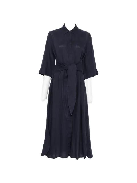 tie-waist shirt midi dress by ARCHIVIO 67