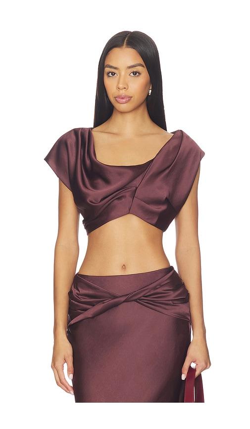 Arcina Ori Andi Top in Brown by ARCINA ORI