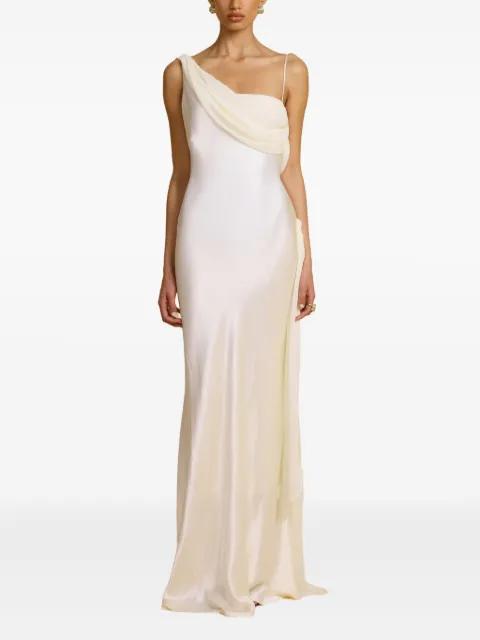 Helena asymmetric gown dress by ARCINA ORI