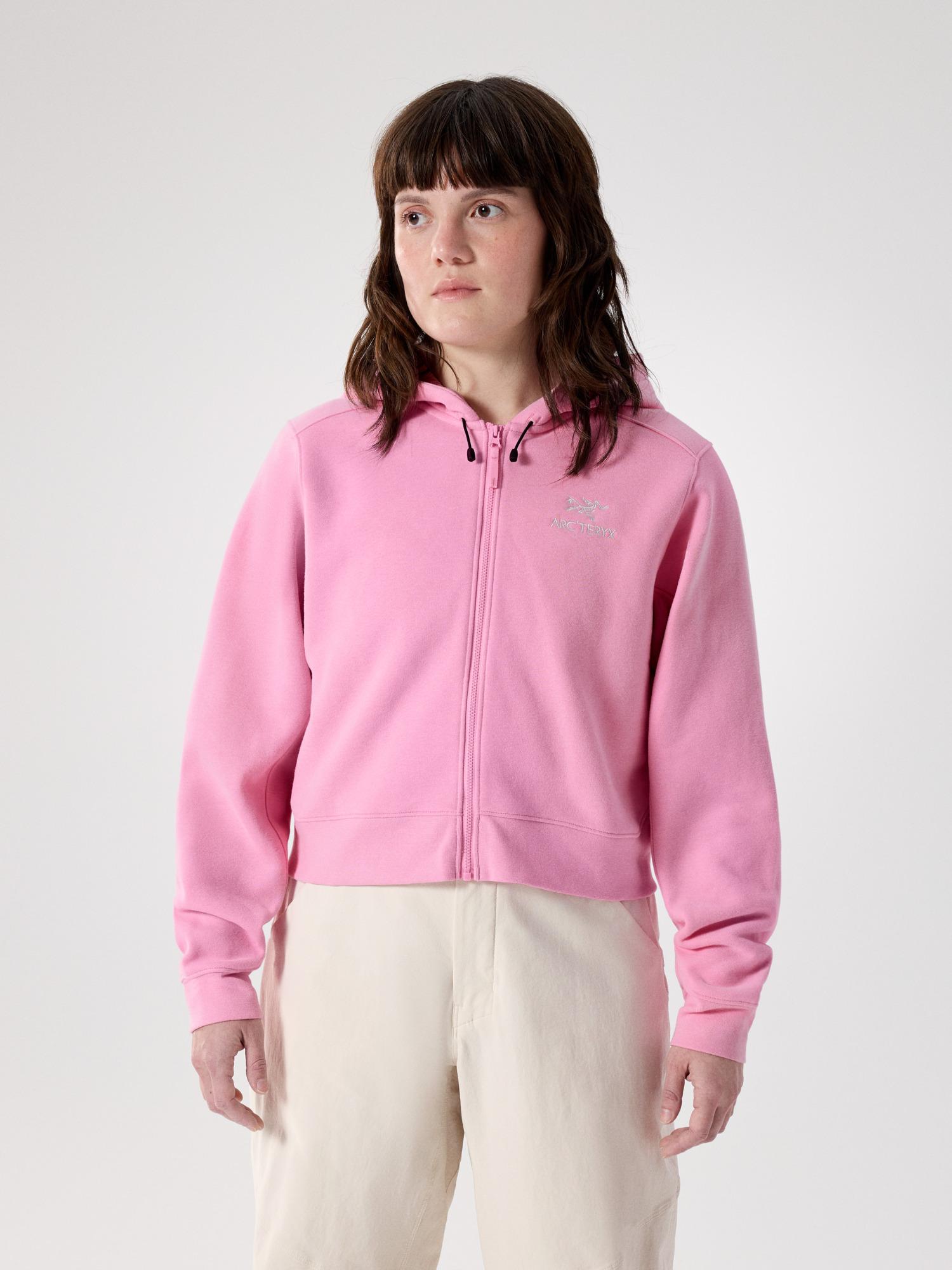 Emblem Fleece Full Zip Crop Hoody Women's by ARC'TERYX