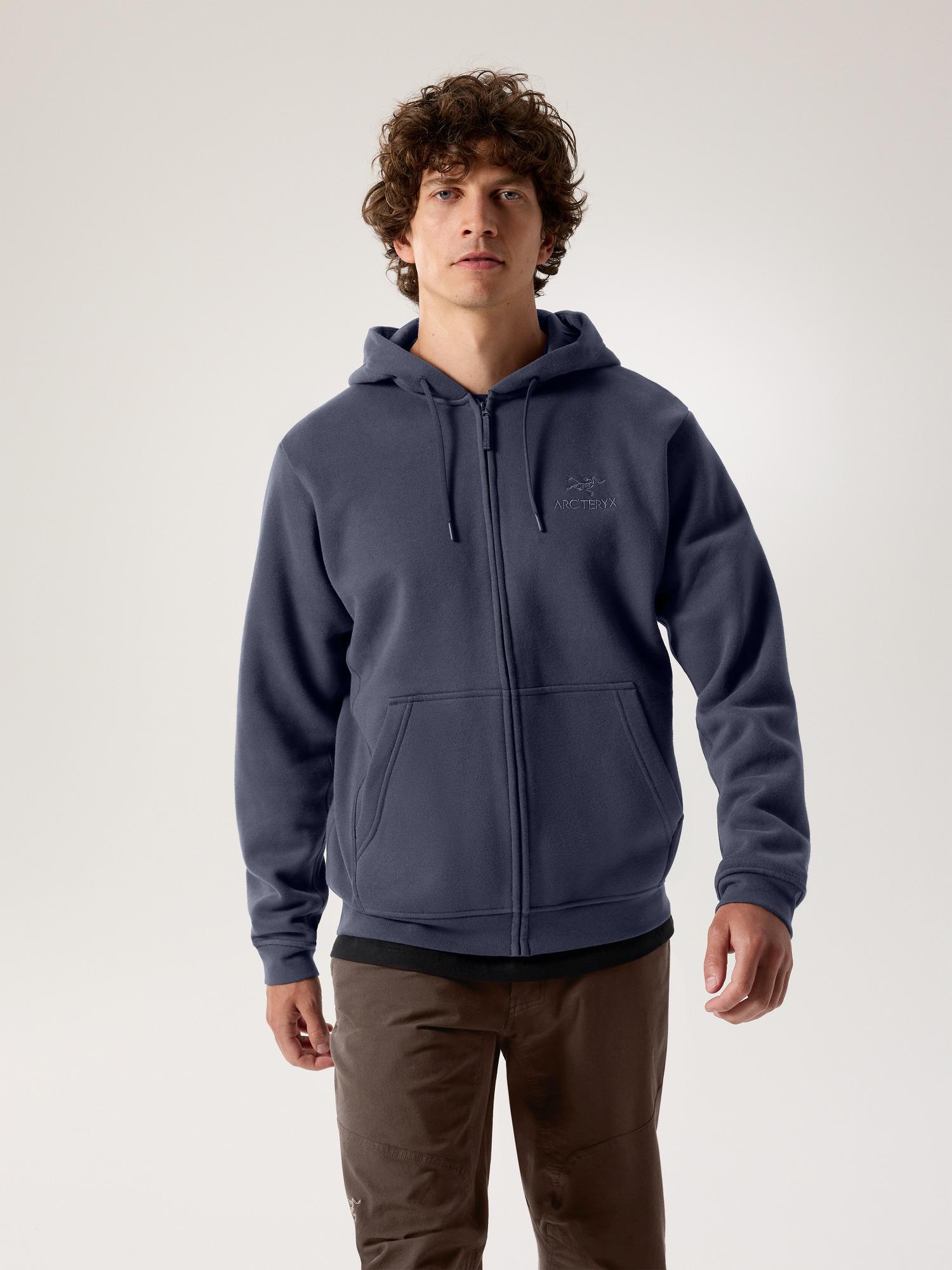 Emblem Fleece Full Zip Hoody Men's by ARC'TERYX