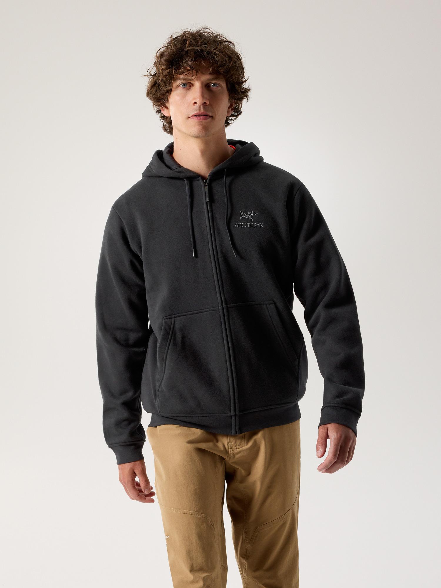 Emblem Fleece Full Zip Hoody Men's by ARC'TERYX