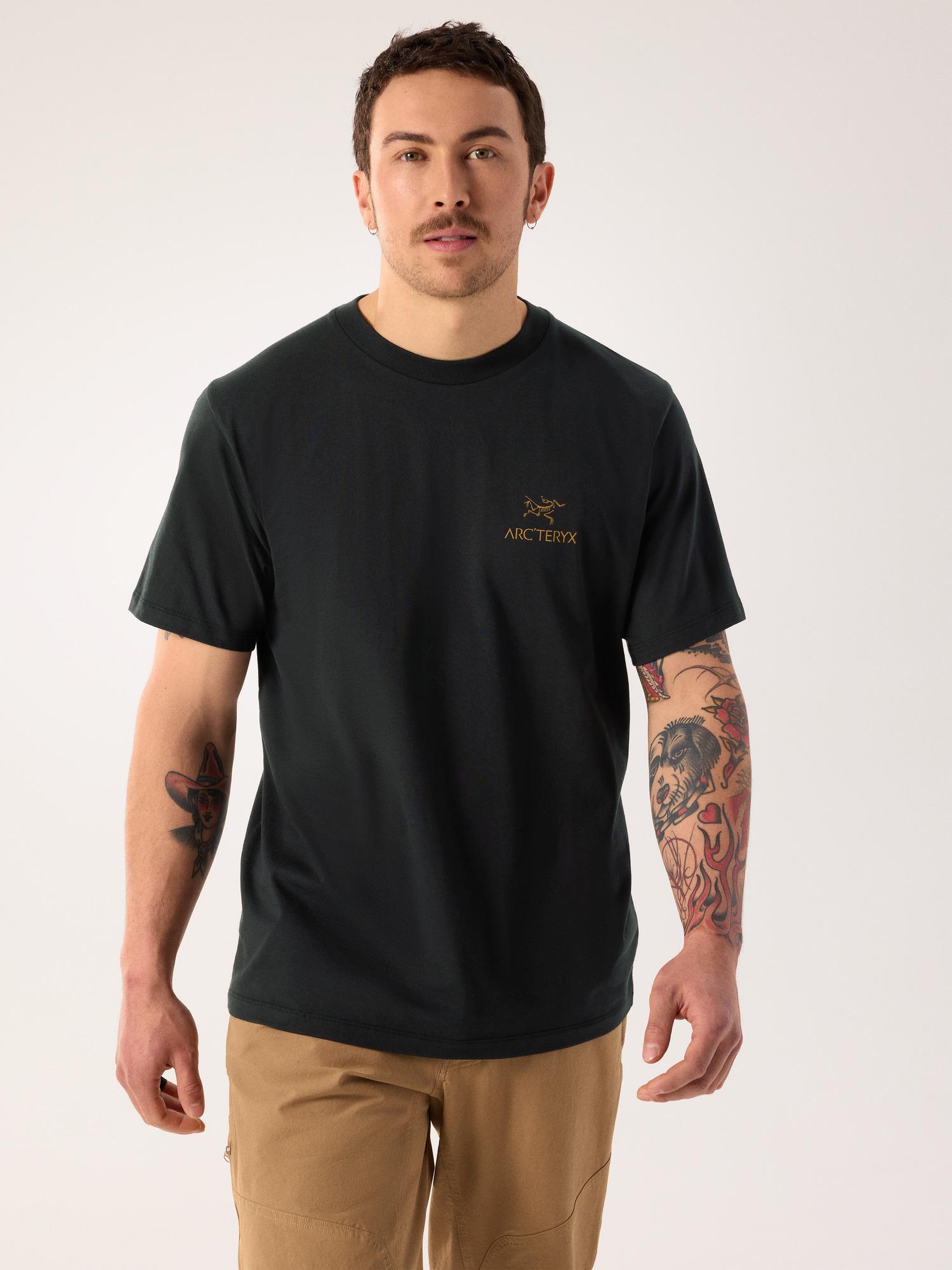 Kragg SL Cotton Bird Word Shirt SS Men's by ARC'TERYX