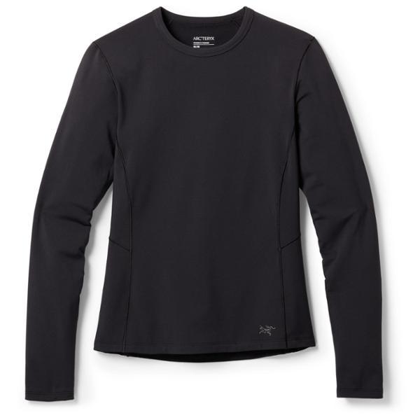 Rho Crew Neck Long-Sleeve Base Layer Top by ARC'TERYX Rho Crew Neck Long-Sleeve Base Layer Top by ARC'TERYX