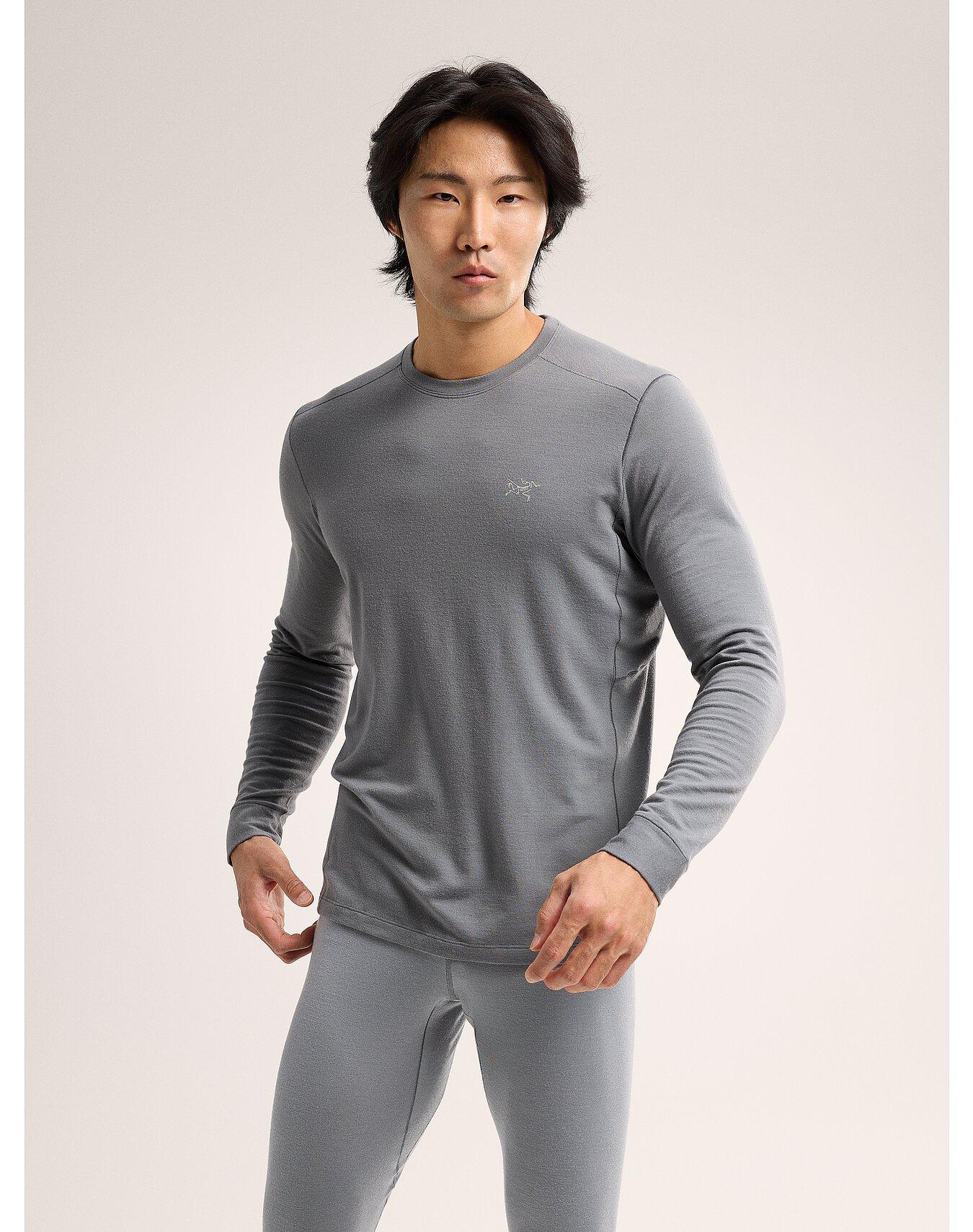 Rho Merino Wool Crew Neck LS Men's by ARC'TERYX